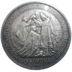 František Jozef I. 5 Koruna 1907 KB Korunovačná