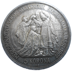 František Jozef I. 5 Koruna 1907 KB Korunovačná