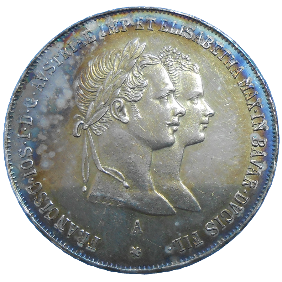 František Jozef I. 1 zlatník 1854 Svadobný František Jozef I. 1 zlatník 1854 Svadobný