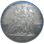 František Jozef I. 1 zlatník 1854 Svadobný