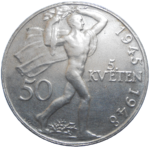 50 KČS 1948 3. výročie pražského povstania