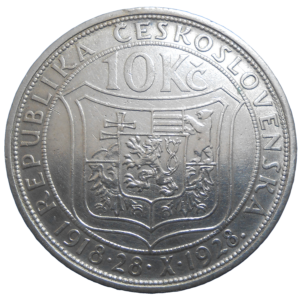 10 Kč 1928 T. G. Masaryk