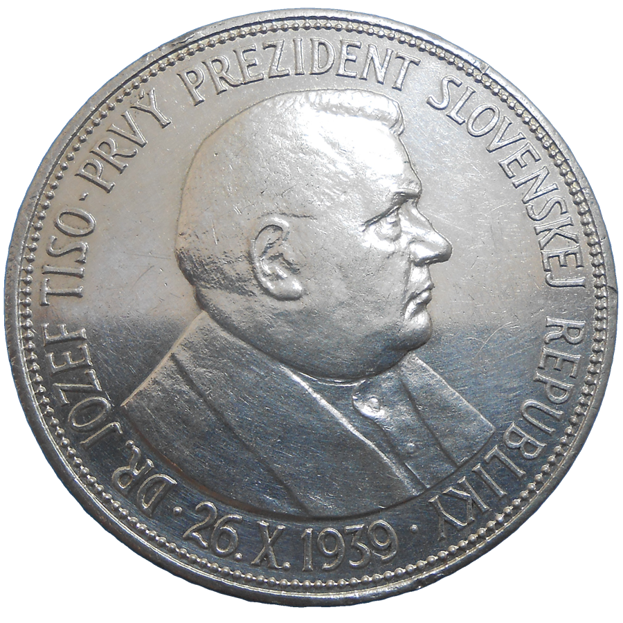 20 Ks 1939 Jozef Tiso 20 Ks 1939 Jozef Tiso