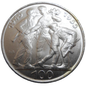 100 KČS 1955 10. výročie oslobodenia ČSR