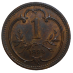 František Jozef I. 1 Heller 1894 bz