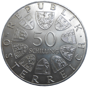 Rakúsko 50 Schilling 1973