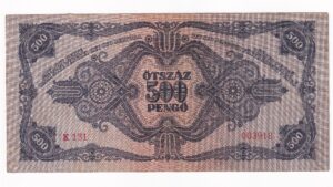 Maďarsko 500 Pengo 1945 K131