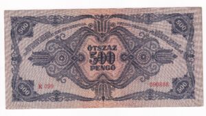 Maďarsko 500 Pengo 1945 K099