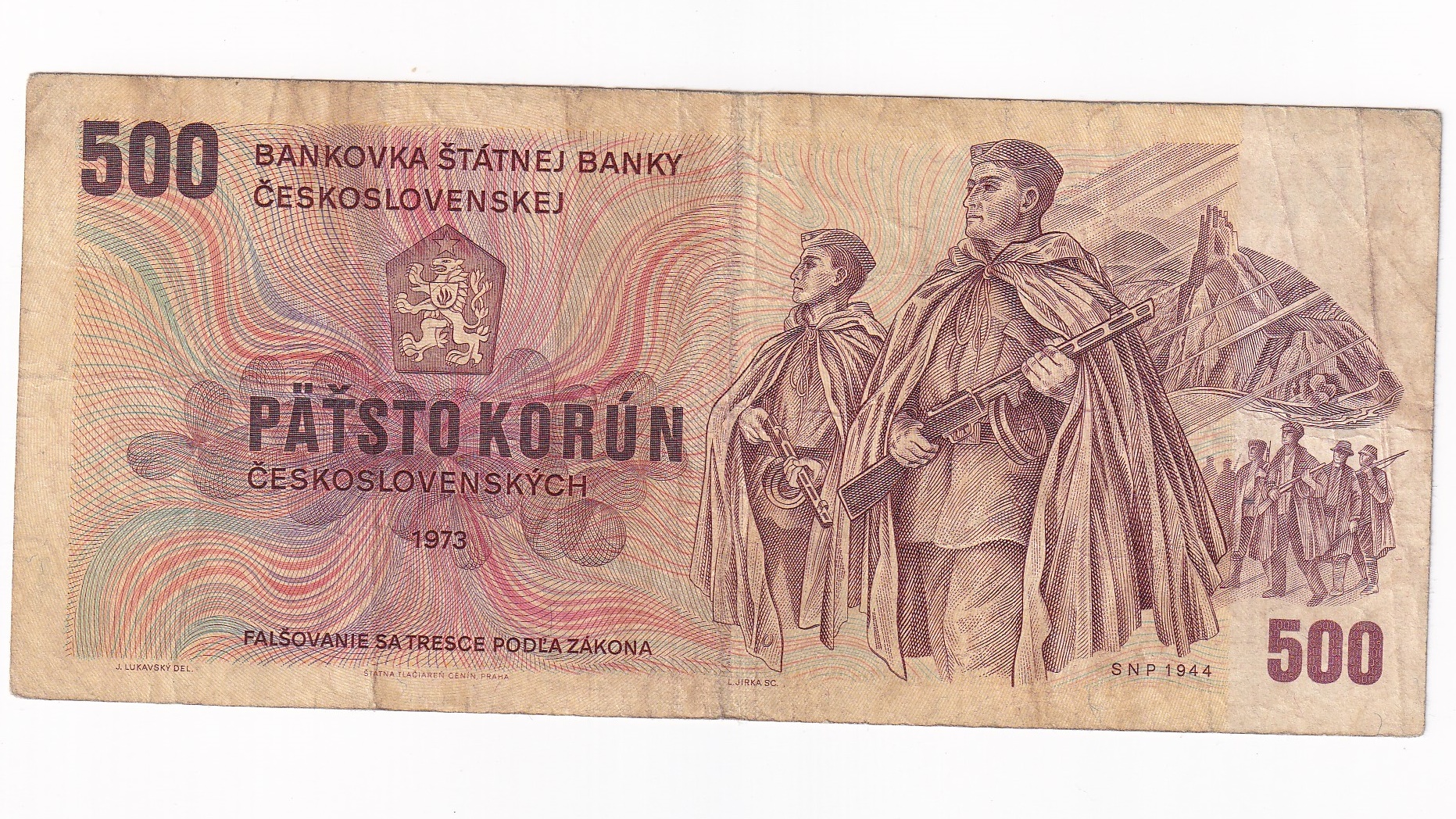 500 Korún 1973 U05 500 Korún 1973 U05