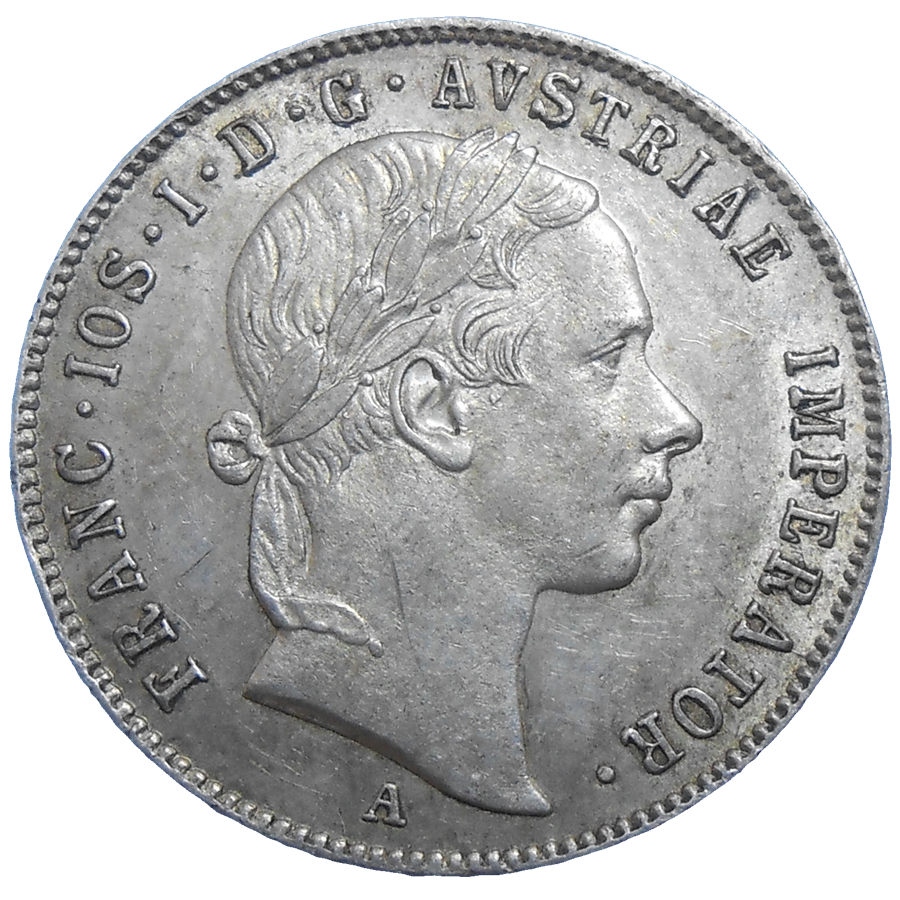František Jozef I. 20 grajciar 1855 A František Jozef I. 20 grajciar 1855 A