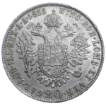 František Jozef I. 20 grajciar 1855 A