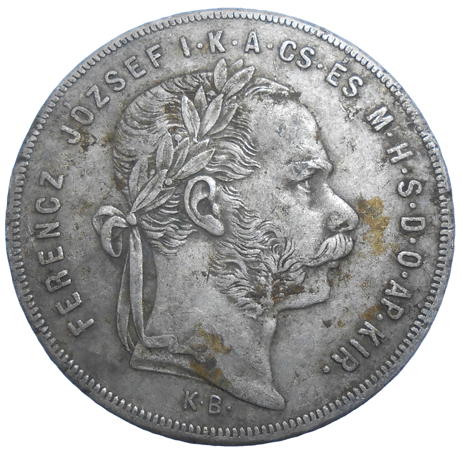 František Jozef I. 1 zlatník 1872 KB František Jozef I. 1 zlatník 1872 KB