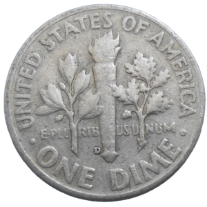 USA One Dime 1952 D