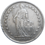 Švajčiarsko 1 Frank 1961 B