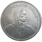 Švajčiarsko 5 Frank 1932 B