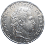 Ferdinand V. Korunovačný žetón 1835
