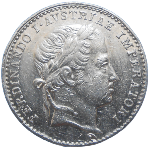 Ferdinand V. Korunovačný žetón 1835