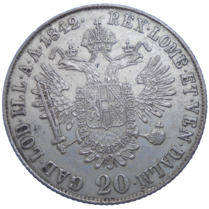 Ferdinand V. 20 grajciar 1842 M