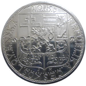20 Kč 1937 T. G. Masaryk
