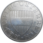 Rakúsko 10 Schilling 1965