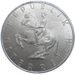 Rakúsko 5 Schilling 1965