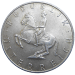 Rakúsko 5 Schilling 1968