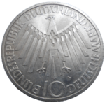 Nemecko 10 Mark 1972 F