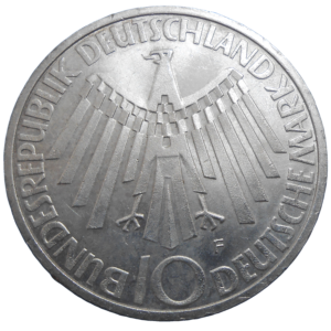 Nemecko 10 Mark 1972 F