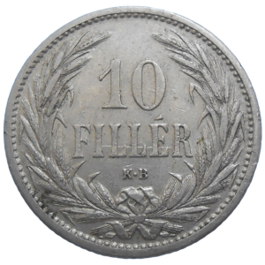 František Jozef I. 10 Fillér 1908 KB