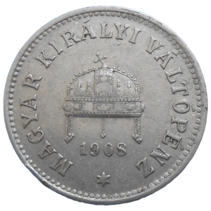 František Jozef I. 10 Fillér 1908 KB