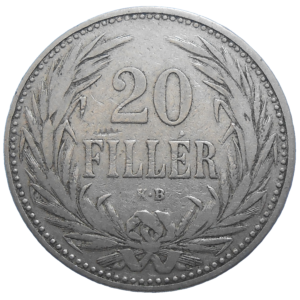 František Jozef I. 20 Fillér 1892 KB