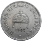 František Jozef I. 20 Fillér 1907 KB