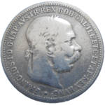 František Jozef I. 1 koruna 1893 bz