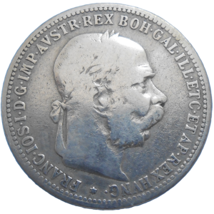 František Jozef I. 1 koruna 1893 bz