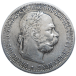 František Jozef I. 1 koruna 1894 bz