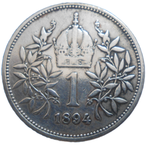 František Jozef I. 1 koruna 1894 bz