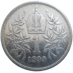 František Jozef I. 1 koruna 1899 bz