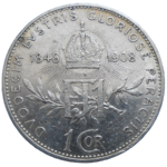 František Jozef I. 1 koruna 1908 jubilejná