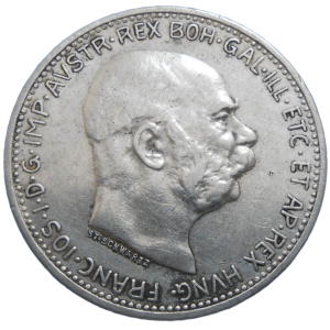 František Jozef I. 1 koruna 1912 bz