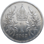 František Jozef I. 1 koruna 1912 bz