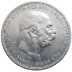 František Jozef I. 1 koruna 1913 bz