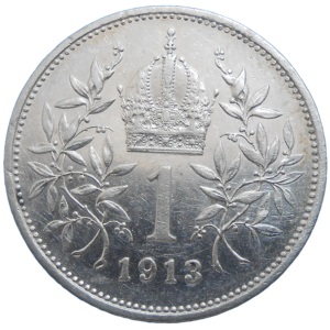 František Jozef I. 1 koruna 1913 bz