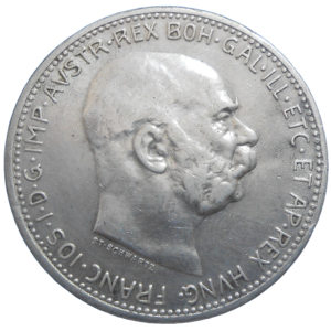 František Jozef I. 1 koruna 1914 bz