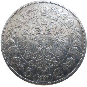 František Jozef I. 5 Koruna 1907 bz