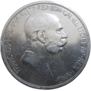 František Jozef I. 5 Koruna 1909 bz