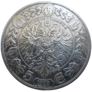 František Jozef I. 5 Koruna 1909 bz