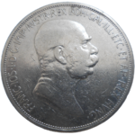 František Jozef I. 5 Koruna 1908 Jubilejná