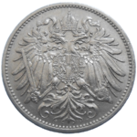 František Jozef I. 20 Heller 1908 bz