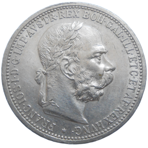 František Jozef I. 1 koruna 1898 bz