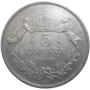 František Jozef I. 5 Koruna 1907 KB